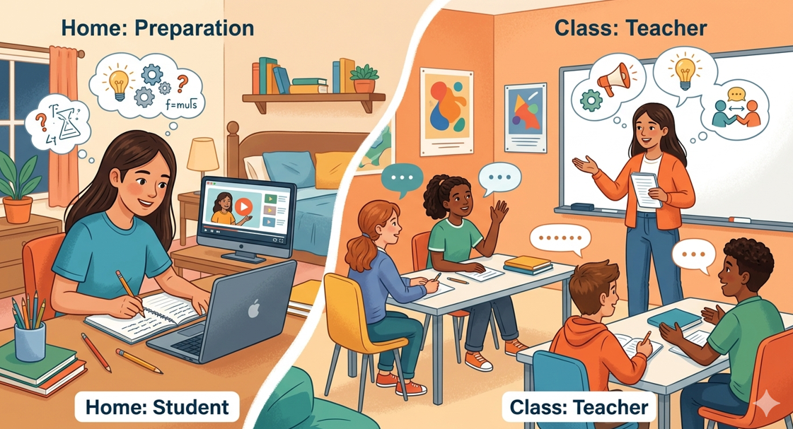 Metode Pembelajaran Terbalik (Flipped Classroom): Ketika Siswa Menjadi Pengajar